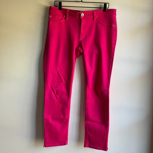 DL1961 – Angel Mid Rise Skinny Ankle Jeans – Flamingo – Size 32 - Picture 5 of 16